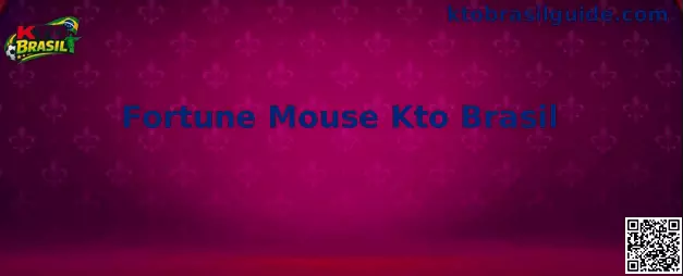 Interface temática do slot Fortune Mouse Kto Brasil