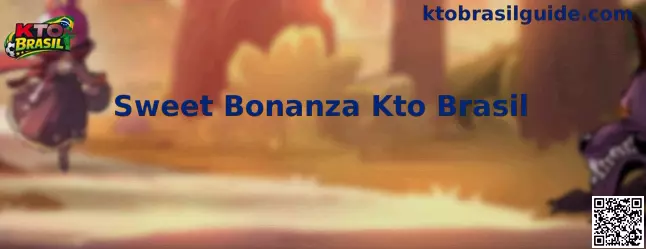 Interface do Sweet Bonanza Kto Brasil com símbolos de doces